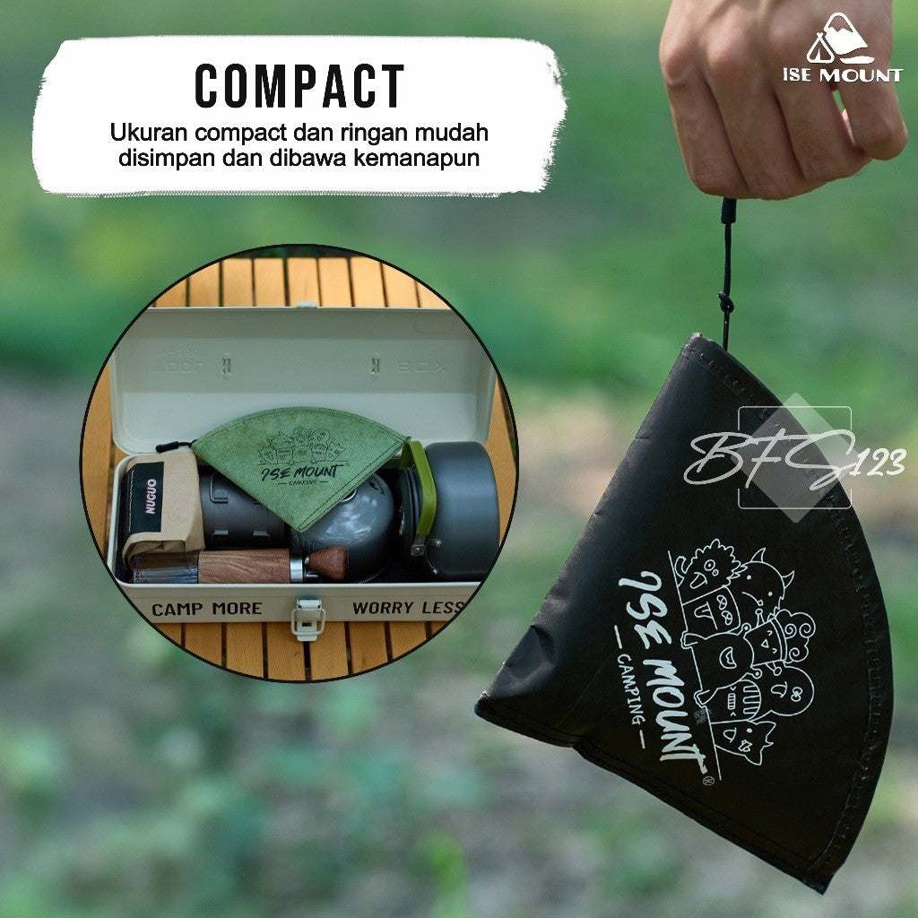ISE MOUNT Storage Coffee Paper V60 Pouch Penyimpanan Kertas Dripper Kopi Filter