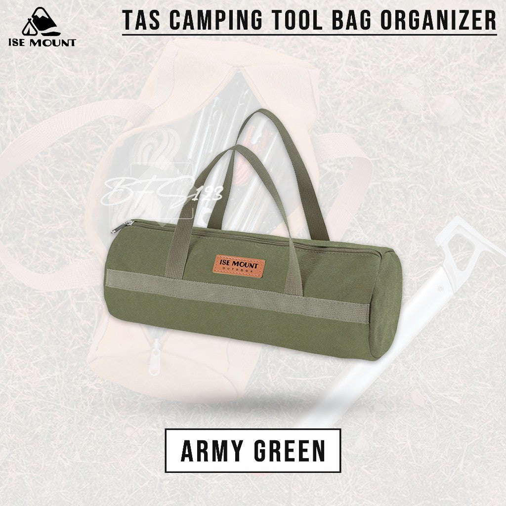ISE MOUNT Tas Perkakas Tools Bag Tas Tenda Camping Outdoor Tas Organizer Multifungsi Oxford 600D 40cm x 15cm