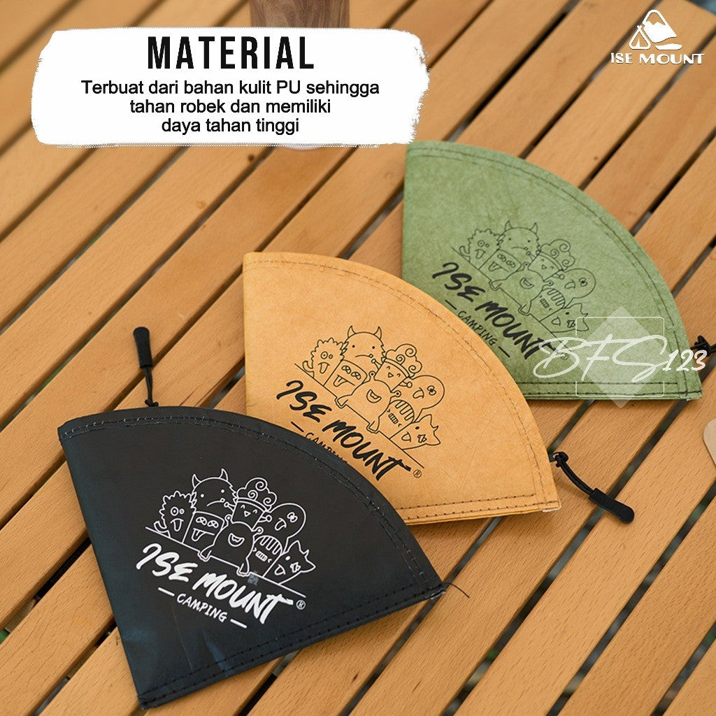 ISE MOUNT Storage Coffee Paper V60 Pouch Penyimpanan Kertas Dripper Kopi Filter