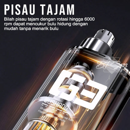 Nose Trimmer Elektrik Wushang G3 Alat Cukur Bulu Hidung Portabel Rechargeable