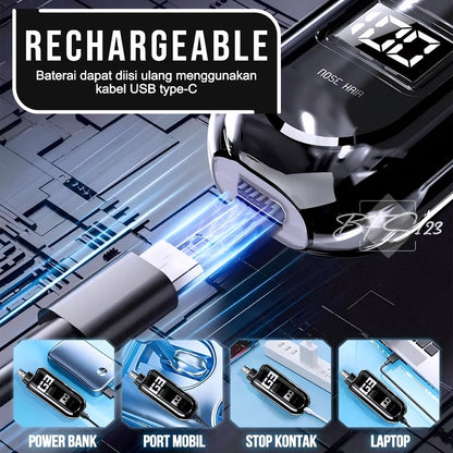 Nose Trimmer Elektrik Wushang G3 Alat Cukur Bulu Hidung Portabel Rechargeable