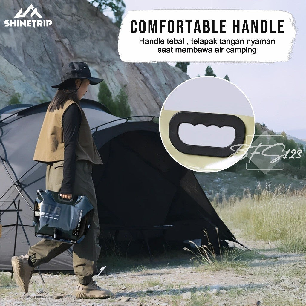 Drinking Water Bag 8 Liter SHINETRIP Kantong Air Minum Lipat Camping Water Jerigen Lipat Portable