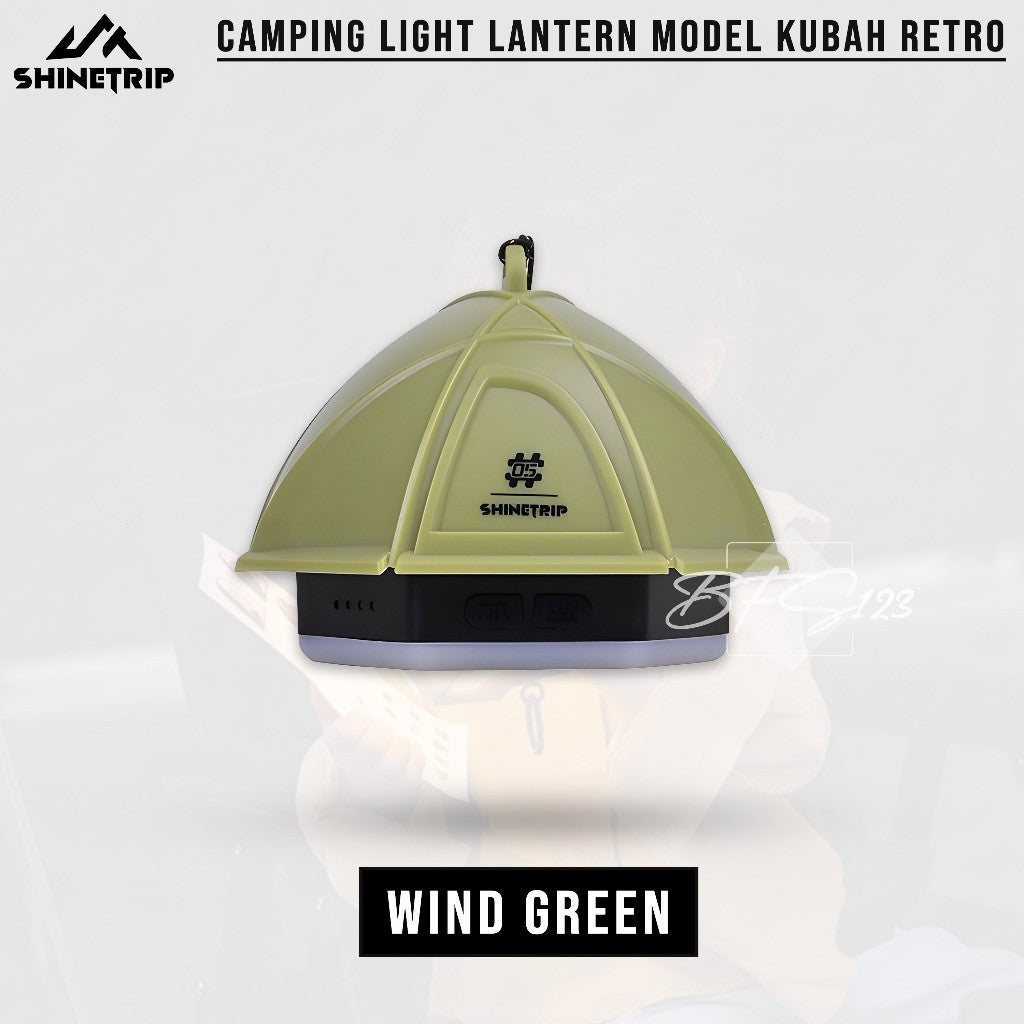 SHINETRIP Lampu LED Camping Lantern Gantung Retro Model Kubah Series Tent Pat Light Type-C IPX4 2000mAh