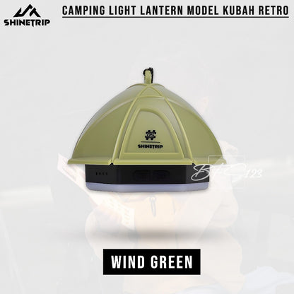 SHINETRIP Lampu LED Camping Lantern Gantung Retro Model Kubah Series Tent Pat Light Type-C IPX4 2000mAh