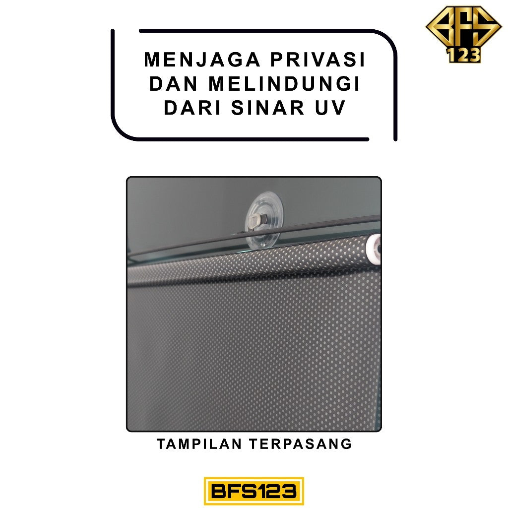 74/80*140 Cm Sun Shield Roll Kaca Mobil Truk Bus Pelindung Anti Panas Matahari