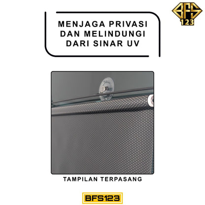 74/80*140 Cm Sun Shield Roll Kaca Mobil Truk Bus Pelindung Anti Panas Matahari