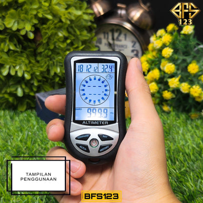 Altimeter Digital 8 in 1 outdoor,kompas,termometer,barometer