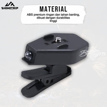 SHINETRIP LED Sign Light Lampu Clip Penerangan Flashlight Outdoor Camping Hiking Mendaki