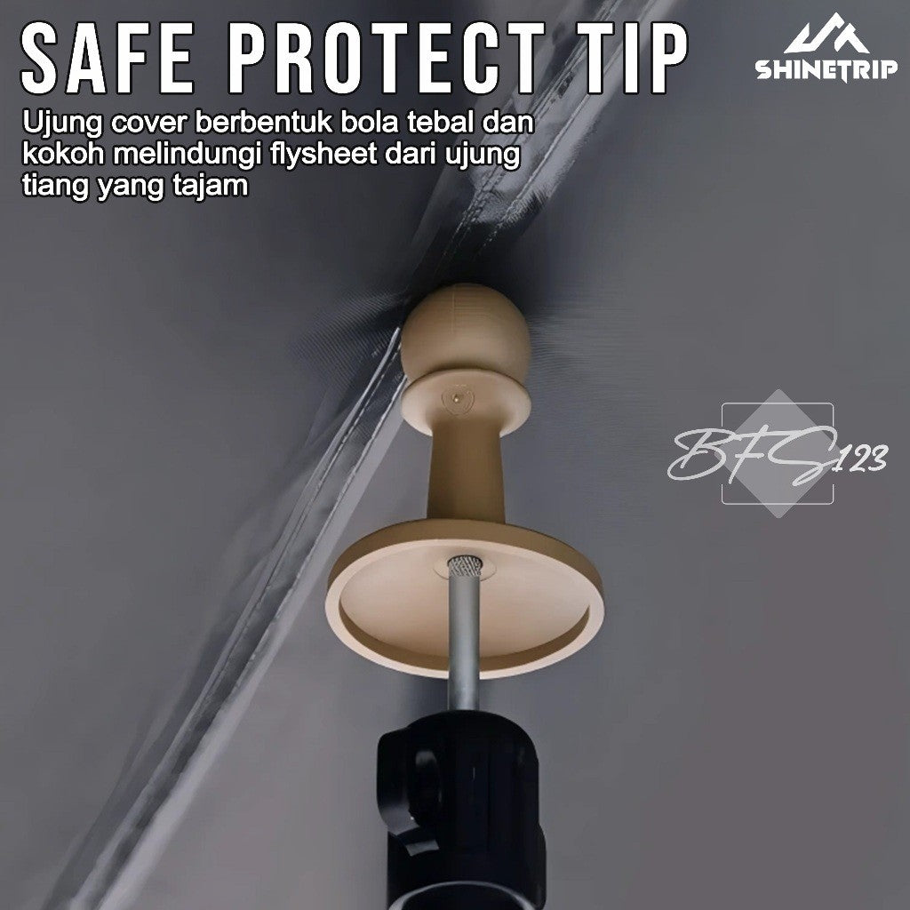 SHINETRIP Cover Tiang Flysheet Set A021 Outdoor Canopy Pole Tutup Cover Tiang Flysheet