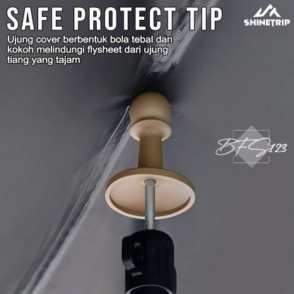SHINETRIP Cover Tiang Flysheet Set A021 Outdoor Canopy Pole Tutup Cover Tiang Flysheet