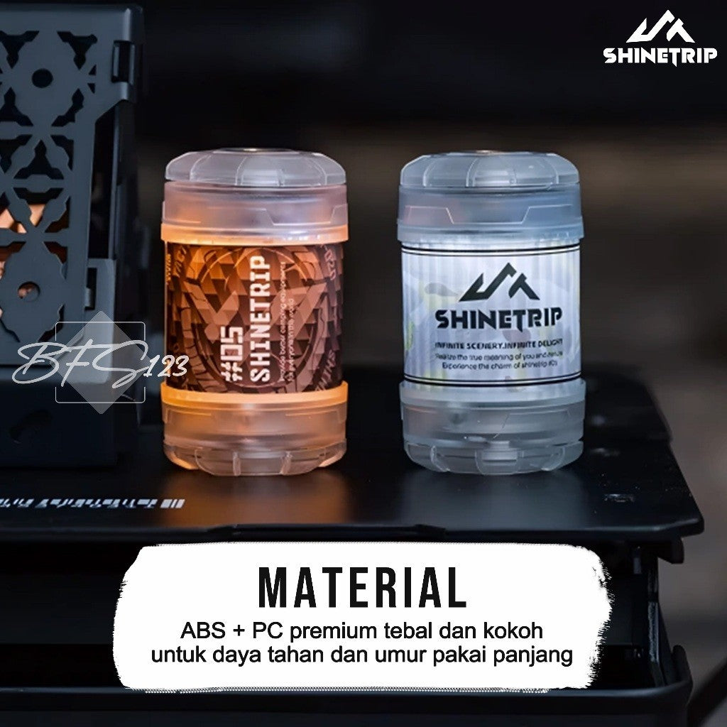 SHINETRIP 05 Series Lampu Hanging Tent Rotating 19 Glimmer Mode Lampu Kemah Gantung Type-C 1000 mAh Camping Outdoor