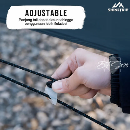 SHINETRIP Awning Hanging Rope Camping Tools 4.3M HOOK Carabiner Tali Gantung Peralatan Camping ST-Tarp A349 Outdoor