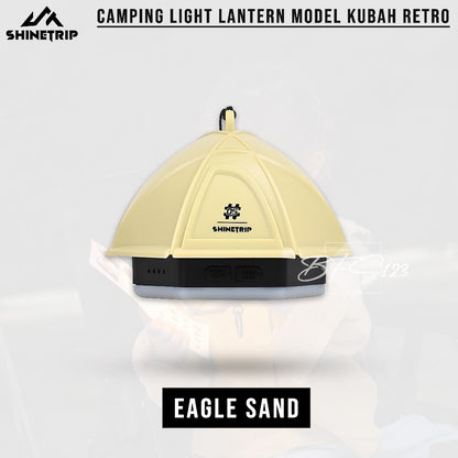 SHINETRIP Lampu LED Camping Lantern Gantung Retro Model Kubah Series Tent Pat Light Type-C IPX4 2000mAh