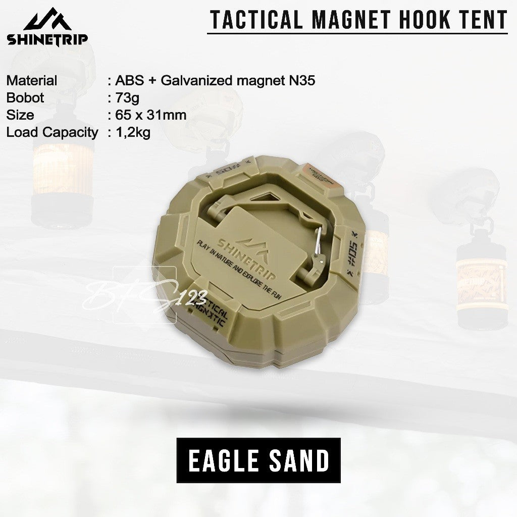 SHINETRIP Gantungan Hook Magnet Tenda 05 Series Tactical Magnetic Hook Canopy Camping Hiking