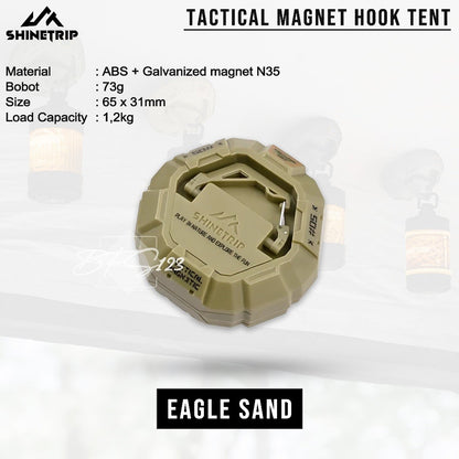 SHINETRIP Gantungan Hook Magnet Tenda 05 Series Tactical Magnetic Hook Canopy Camping Hiking