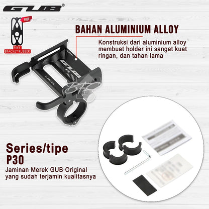 GUB P30 / GUB P30 PRO Original Holder Handphone Dudukan Ponsel Aluminium Aloy