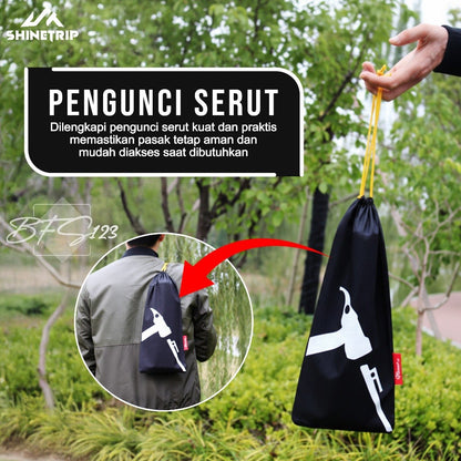 SHINETRIP Pouch Serut Pasak Tenda Camping Hiking Oxford Cloth 600D 36x16 Cm Kantong Pouch Outdoor