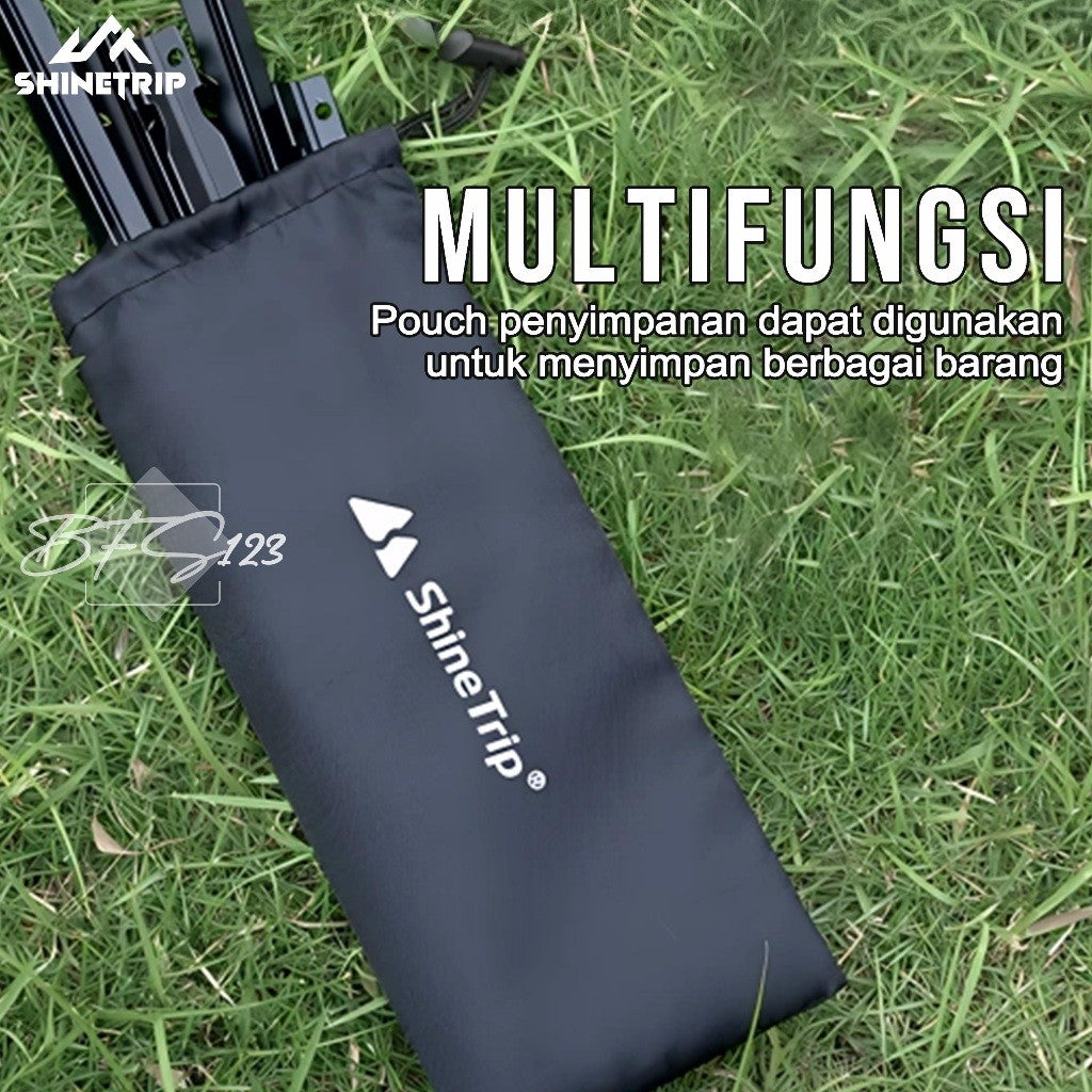 SHINETRIP Pouch Kantong Serut 28x12 Cm Camping Hiking Sarung Pasak Tenda Multifungsi Outdoor