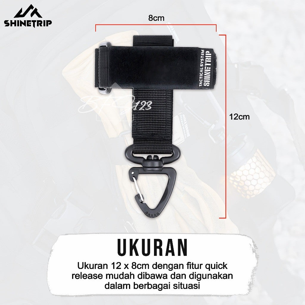 SHINETRIP ST-05 Glove Hanging Tactical Keychain Snaphook Gantungan Hook Carabiner Multi-Functional Series A521-H04