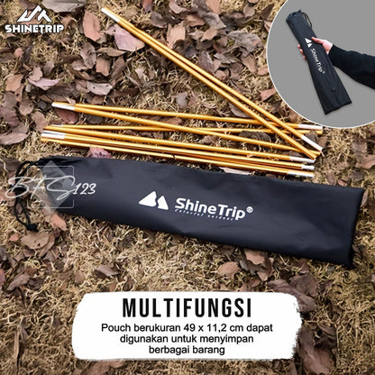 SHINETRIP Tas Trekking Pole Lipat Sport Running Hiking Sarung Frame Tenda Oxford Cloth 210T Camping Outdoor