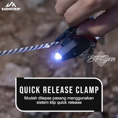 SHINETRIP LED Sign Light Lampu Clip Penerangan Flashlight Outdoor Camping Hiking Mendaki