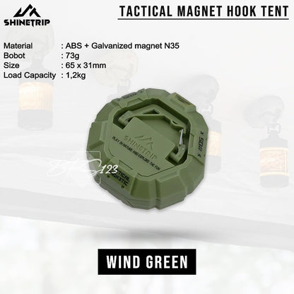 SHINETRIP Gantungan Hook Magnet Tenda 05 Series Tactical Magnetic Hook Canopy Camping Hiking