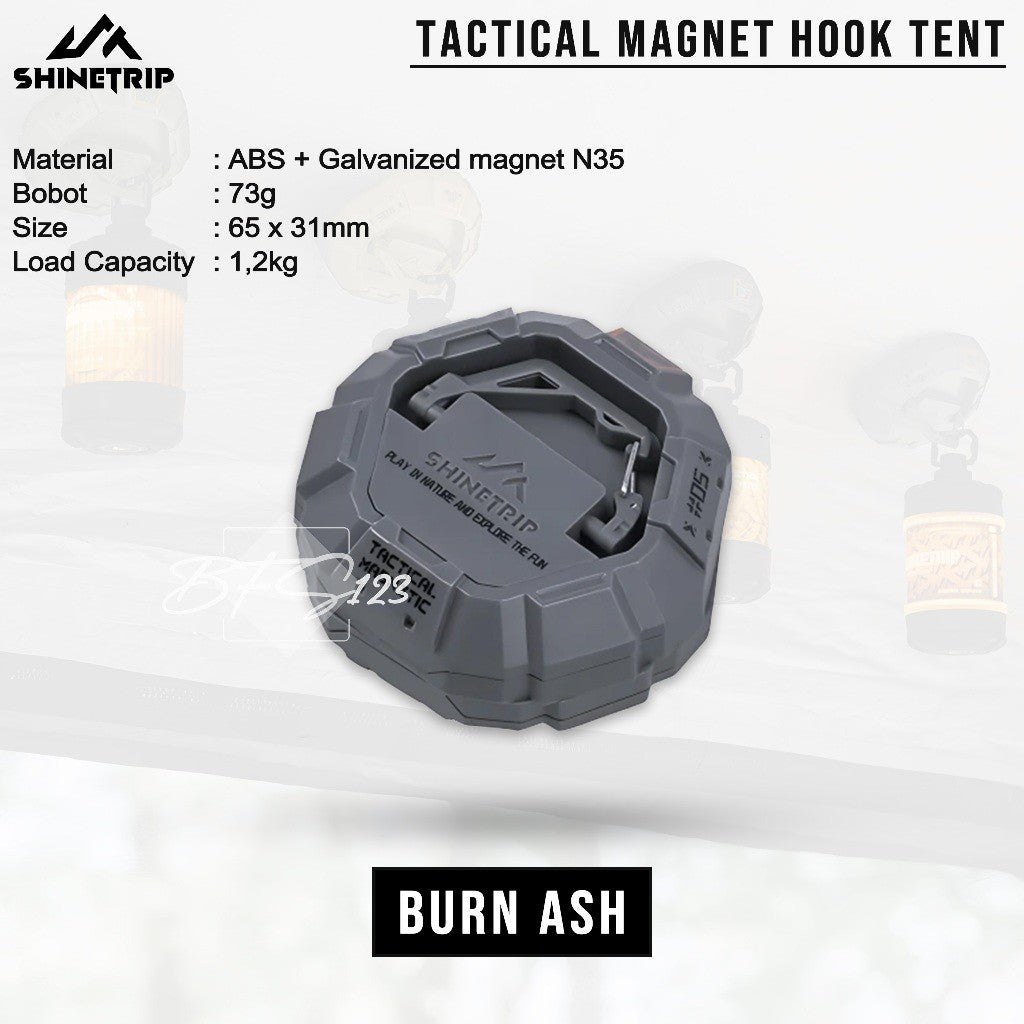 SHINETRIP Gantungan Hook Magnet Tenda 05 Series Tactical Magnetic Hook Canopy Camping Hiking