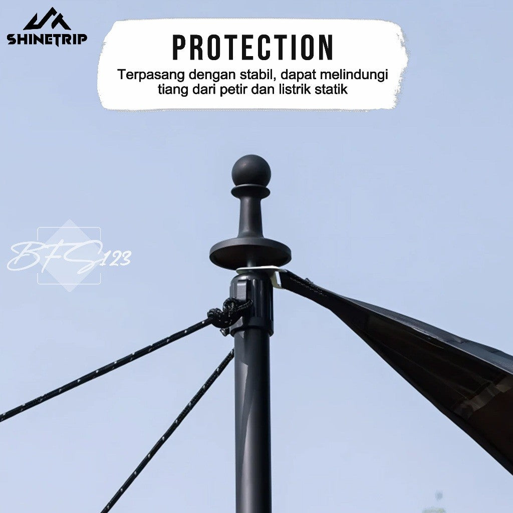 SHINETRIP Cover Tiang Flysheet Set A021 Outdoor Canopy Pole Tutup Cover Tiang Flysheet