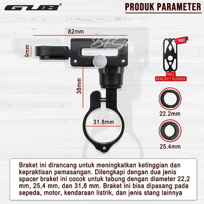 GUB P30 / GUB P30 PRO Original Holder Handphone Dudukan Ponsel Aluminium Aloy