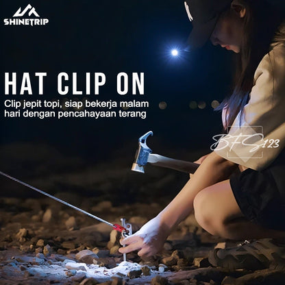 SHINETRIP LED Sign Light Lampu Clip Penerangan Flashlight Outdoor Camping Hiking Mendaki