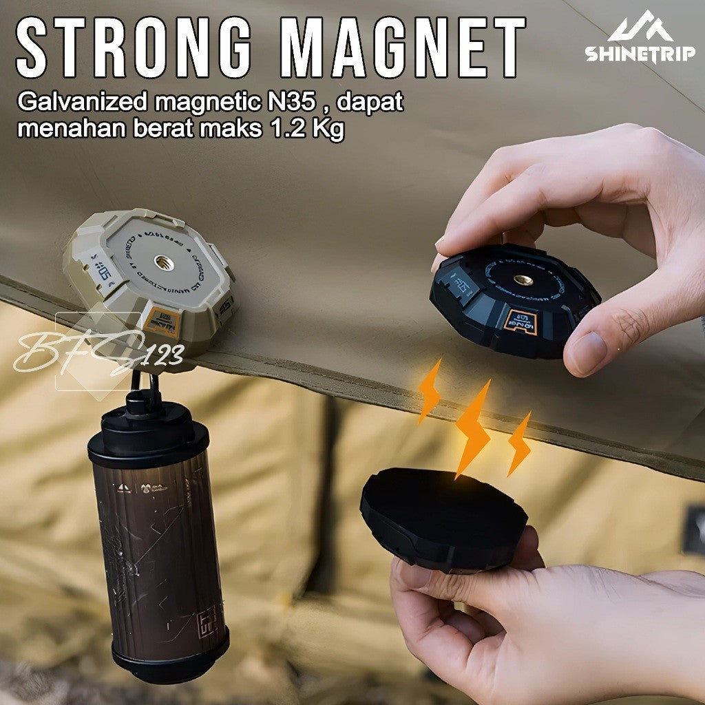 SHINETRIP Gantungan Hook Magnet Tenda 05 Series Tactical Magnetic Hook Canopy Camping Hiking