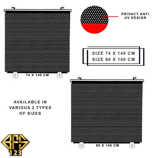 74/80*140 Cm Sun Shield Roll Kaca Mobil Truk Bus Pelindung Anti Panas Matahari