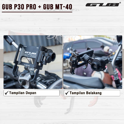 Paket GUB P30 / GUB P30 PRO Holder Handphone + Bracket Spion GUB MT-40