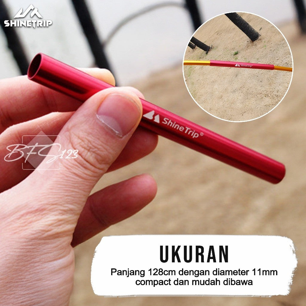 SHINETRIP Emergency Repair Frame Tenda Alumunium Penyambung Rangka Tenda Camping Hiking