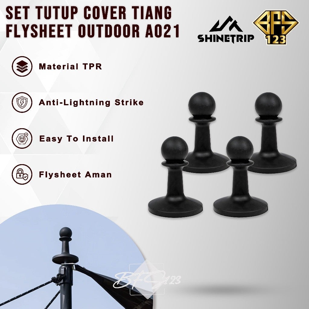 SHINETRIP Cover Tiang Flysheet Set A021 Outdoor Canopy Pole Tutup Cover Tiang Flysheet