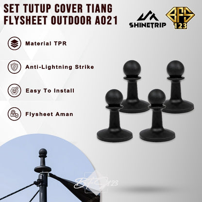 SHINETRIP Cover Tiang Flysheet Set A021 Outdoor Canopy Pole Tutup Cover Tiang Flysheet