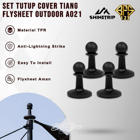SHINETRIP Cover Tiang Flysheet Set A021 Outdoor Canopy Pole Tutup Cover Tiang Flysheet