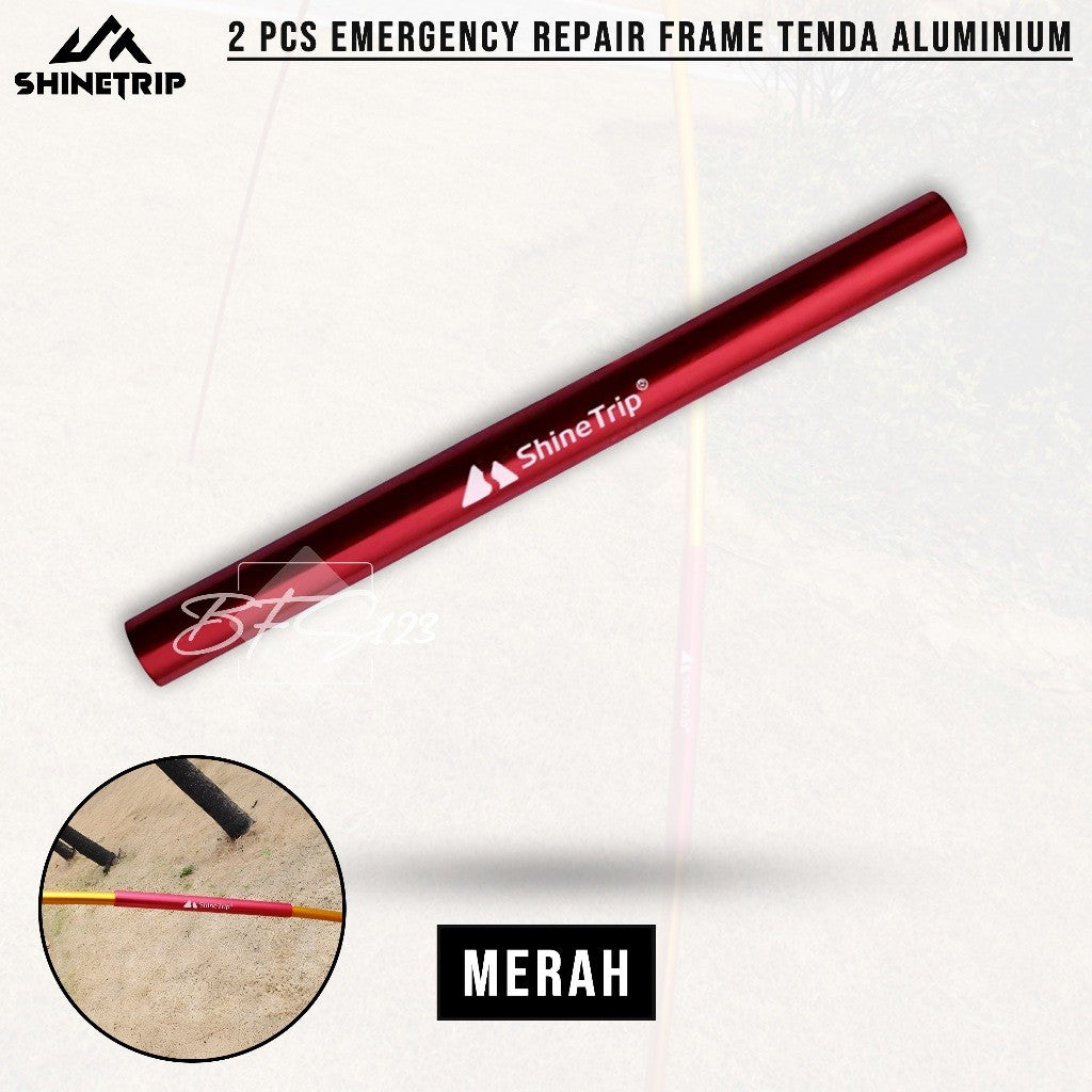 SHINETRIP Emergency Repair Frame Tenda Alumunium Penyambung Rangka Tenda Camping Hiking