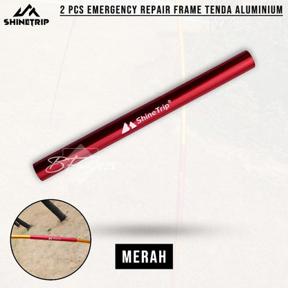 SHINETRIP Emergency Repair Frame Tenda Alumunium Penyambung Rangka Tenda Camping Hiking