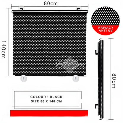 74/80*140 Cm Sun Shield Roll Kaca Mobil Truk Bus Pelindung Anti Panas Matahari