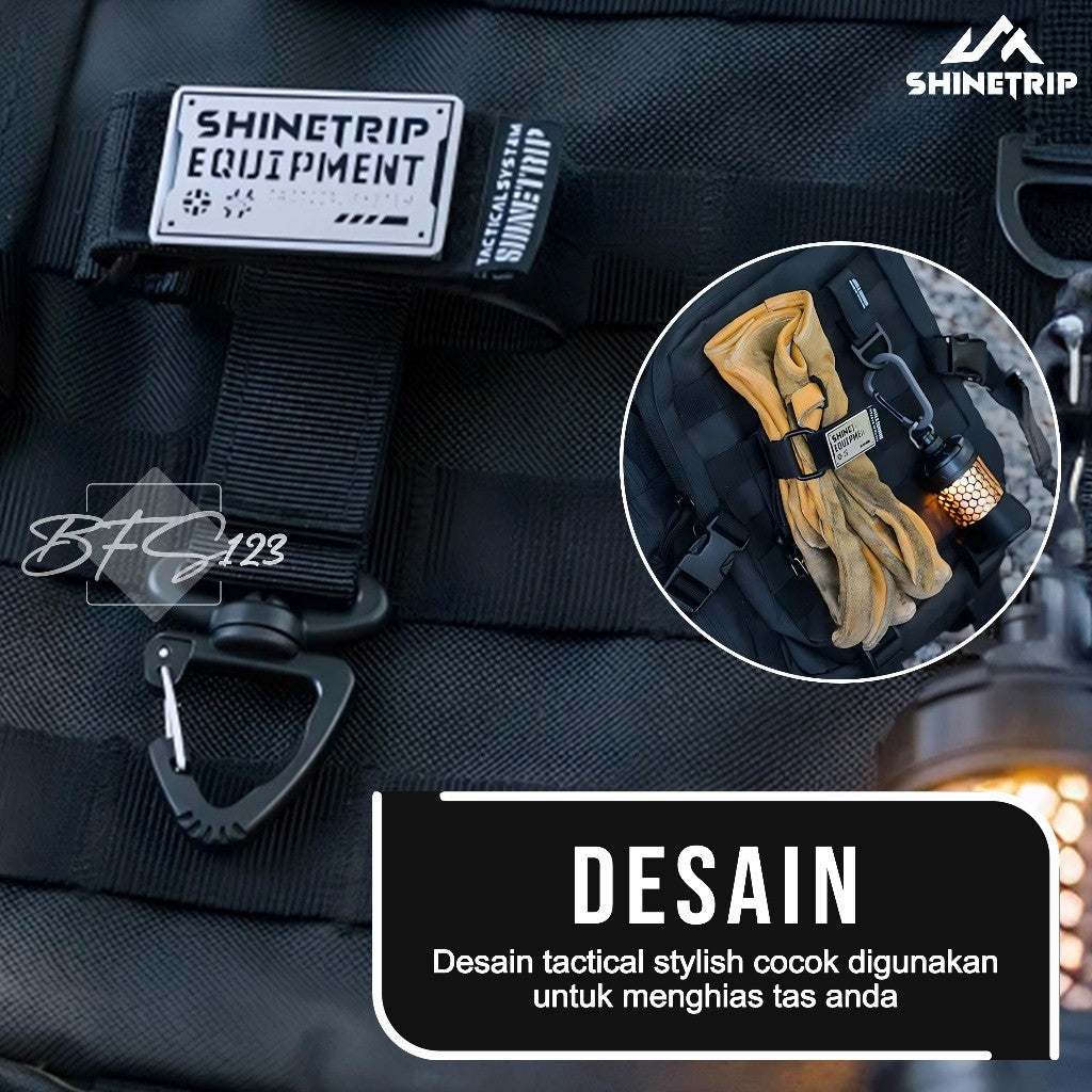 SHINETRIP ST-05 Glove Hanging Tactical Keychain Snaphook Gantungan Hook Carabiner Multi-Functional Series A521-H04