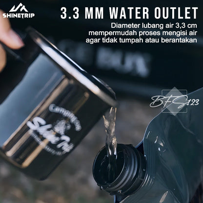 Drinking Water Bag 8 Liter SHINETRIP Kantong Air Minum Lipat Camping Water Jerigen Lipat Portable