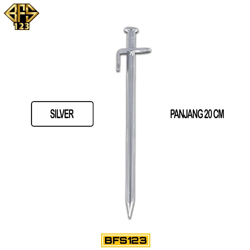 Pasak Tenda Outdoor Camping Mendaki Gunung Hiking 20 Cm