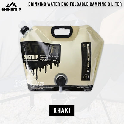 Drinking Water Bag 8 Liter SHINETRIP Kantong Air Minum Lipat Camping Water Jerigen Lipat Portable