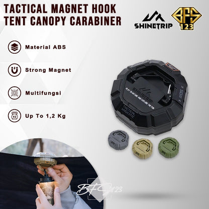 SHINETRIP Gantungan Hook Magnet Tenda 05 Series Tactical Magnetic Hook Canopy Camping Hiking