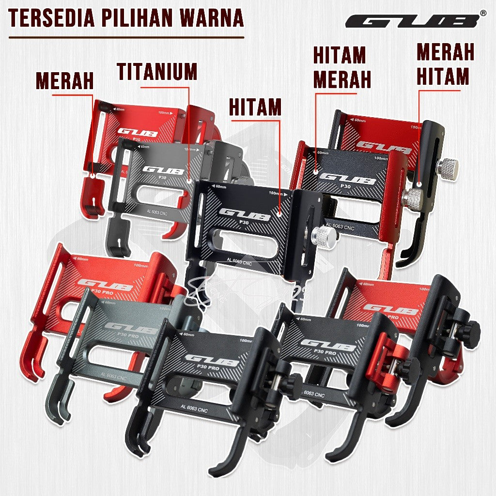 Paket GUB P30 / GUB P30 PRO Phone Holder + Breket Spion GUB MD-236