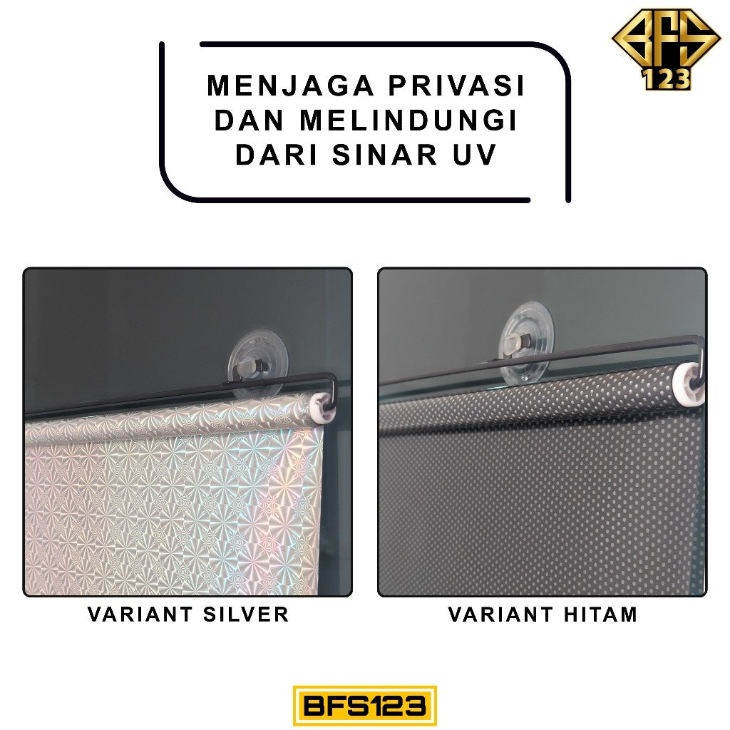 Sun Shield Roll Pelindung Anti Panas Matahari Mobil