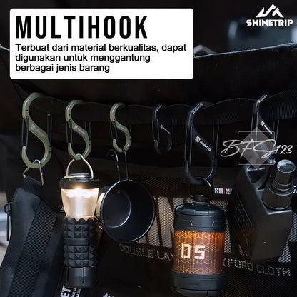 SHINETRIP Carabiner Tactical Aluminum Buckle-S Suit ST-05 Gantungan Barang Spring Hook Camping Outdoor