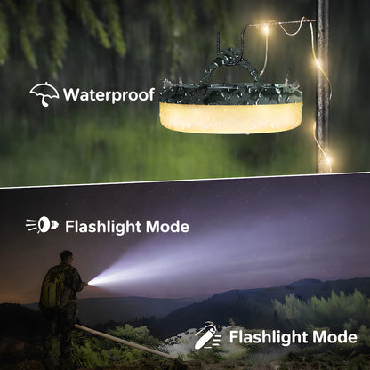 Lampu Camping LED String Light 2 in 1 10M Lampu Tenda Camping Waterproof USB Type C Lampu Hias Outdoor
