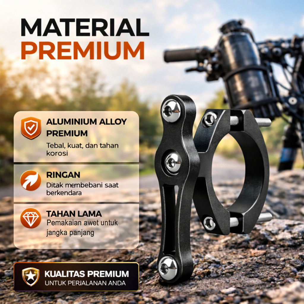 Bracket Tempat Botol Minum Sepeda Alumunium Aloy Kualitas Premium